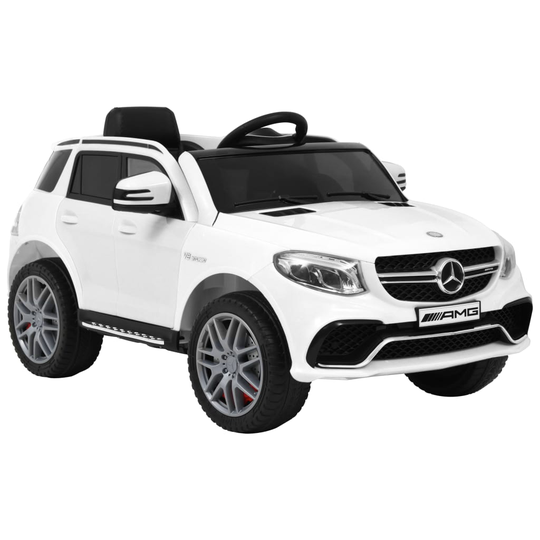 vidaXL Lasten auto Mercedes Benz GLE63S muovi valkoinen