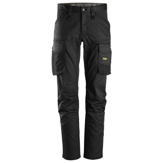 Snickers 6803 AllroundWork Työhousut stretch, musta 44
