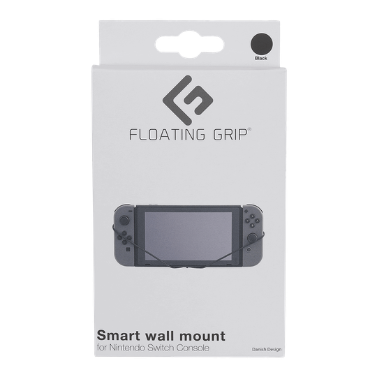 Nintendo Switch Console wall mount by FLOATING GRIP®, Black