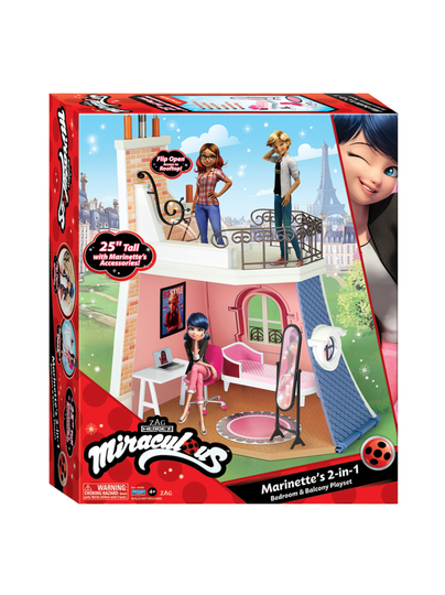 Miraculous bedroom & balcony playset