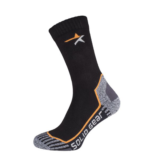 Solid Gear Active Sock Sukat Musta 3 kpl 35-38