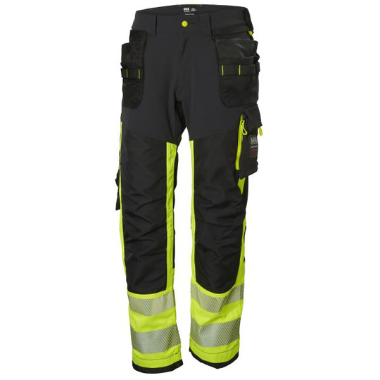 Helly Hansen Workwear ICU 77471-369 Vyötäröhousut huomioväri, musta/keltainen Koko C44