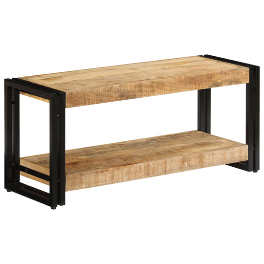 vidaXL TV-taso 90x30x40 cm kiinteä mangopuu
