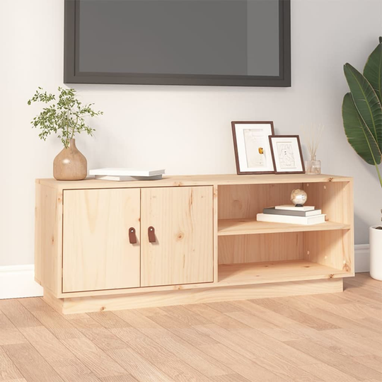 vidaXL TV-taso 105x34x40 cm täysi mänty