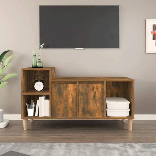 vidaXL TV-taso savutammi 100x35x55 cm tekninen puu