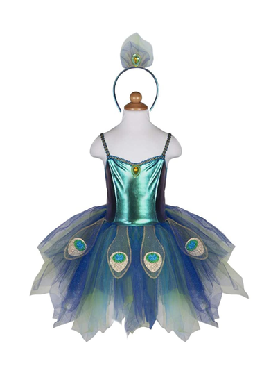 Pretty peacock dress 5-6v