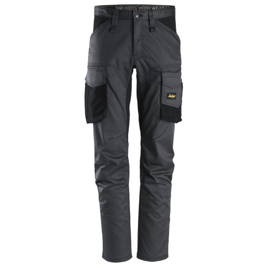 Snickers 6803 AllroundWork Työhousut stretch, teräksenharmaa/musta 44