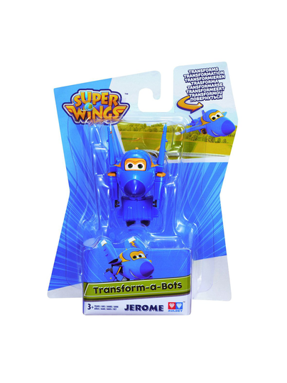 Super wings transform-a-bots hahmo jerome 5 cm