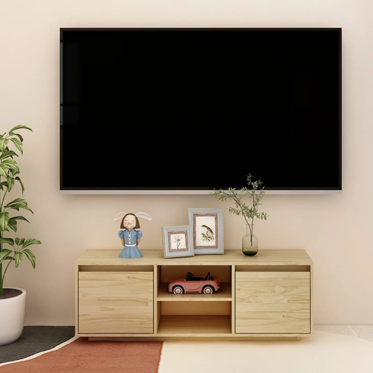 vidaXL TV-taso 110x30x40 cm täysi mänty