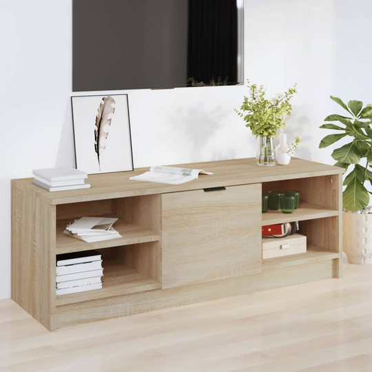 vidaXL TV-taso Sonoma-tammi 102x35,5x36,5 cm tekninen puu