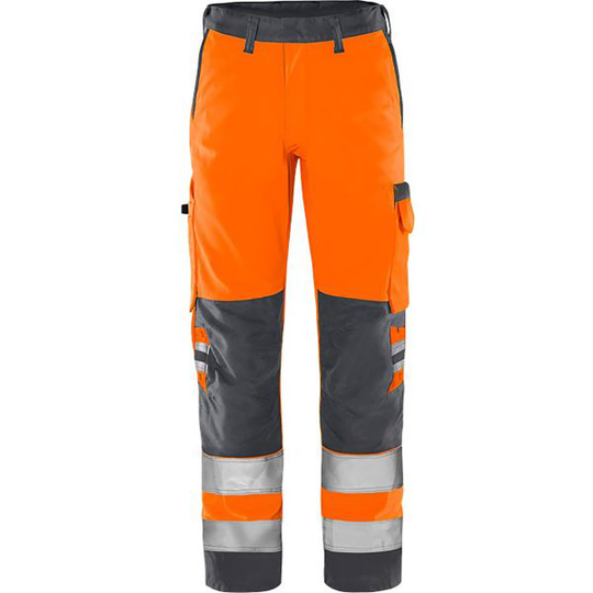 Fristads 2651 GPLU Työhousut neonoranssi/harmaa C146