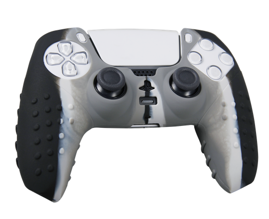 Piranha Playstation 5 Protective Silicone Skin (Gray Camo)