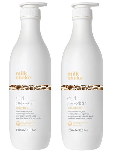 milk_shake - Curl Passion Shampoo 1000 ml + Curl Passion Conditioner 1000 ml