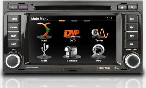 Zenec ZE-NC2051D multimediasoitin VW T5