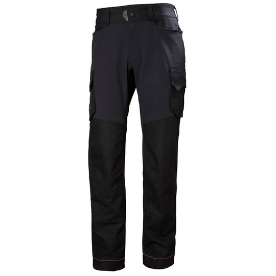 Helly Hansen Workwear Chelsea Evolution 77445-992 Työhousut musta, 4-suuntainen joustomateriaali C44
