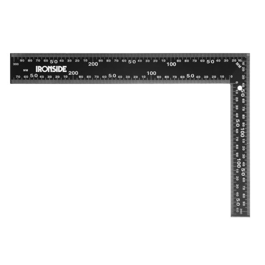 Ironside 102548 Teräskulma musta 30 cm