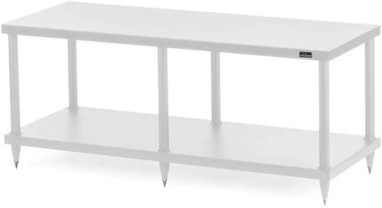 Solidsteel S4-2 laite & tv-taso, valkoinen