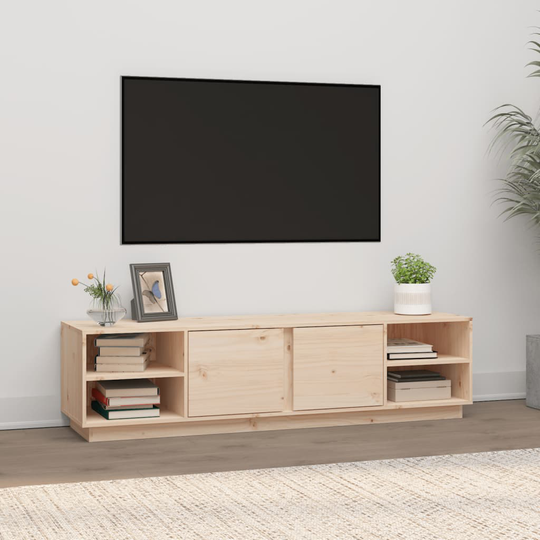 vidaXL TV-taso 156x40x40 cm täysi mänty