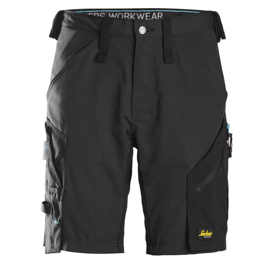 Snickers 6112 LiteWork Shortsit Musta 44