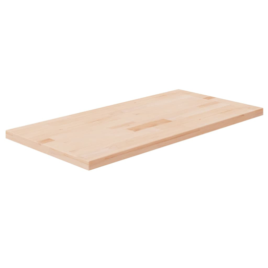 vidaXL Kylpyhuoneen työtaso 80x40x2,5 cm käsittelemätön täysi puu