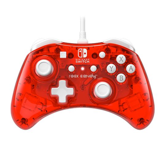 PDP Rock Candy Wired Mini Switch Controller (Stormin-Cherry)
