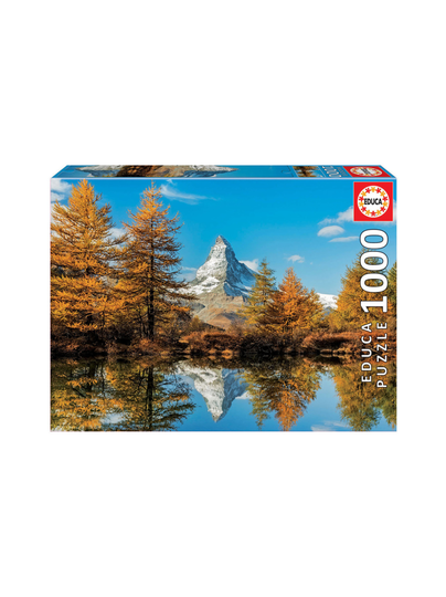 Matterhorn mountain in autumn 1000
