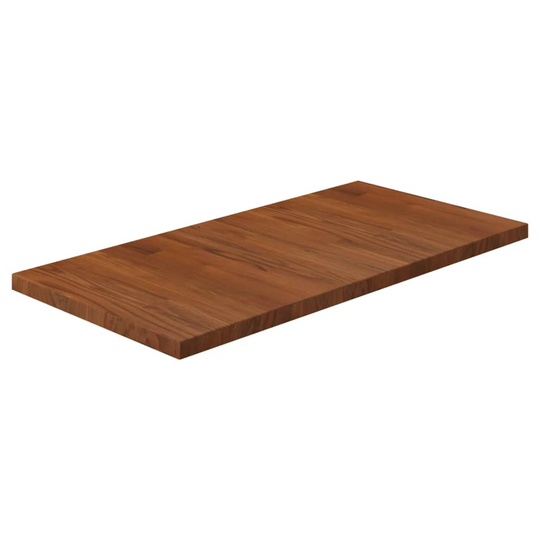 vidaXL Kylpyhuoneen työtaso t.ruskea 80x40x2,5 cm käsitelty täysi puu