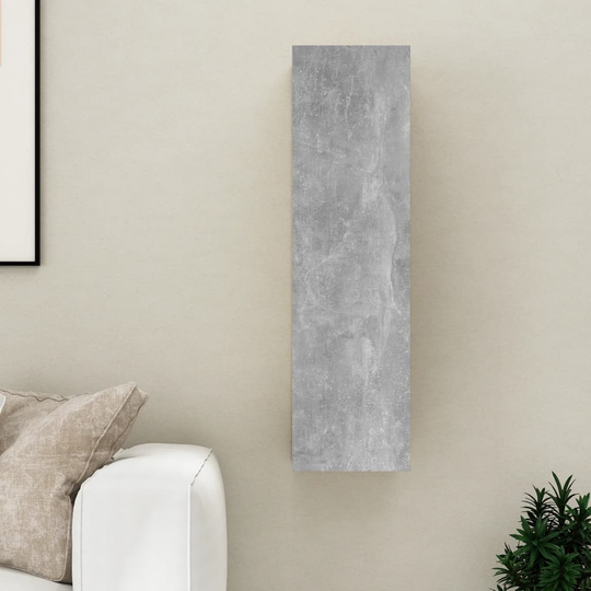 vidaXL TV-taso betoninharmaa 30,5x30x110 cm lastulevy