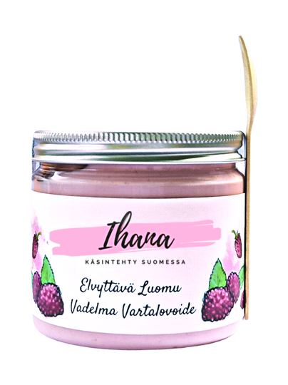 Ihana elvyttävä luomu vadelma vartalovoide 200ml