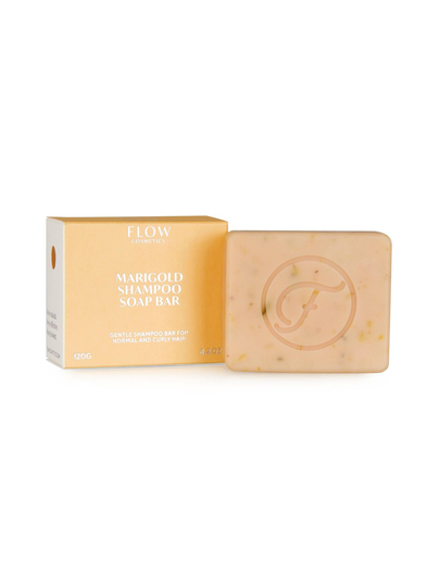 Marigold gentle shampoo bar for normal and curly hair -hiussaippua 120 g