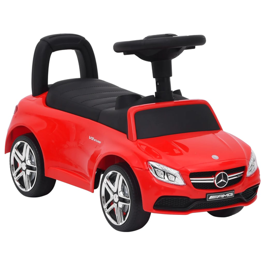 vidaXL Potkuauto Mercedes-Benz C63 punainen