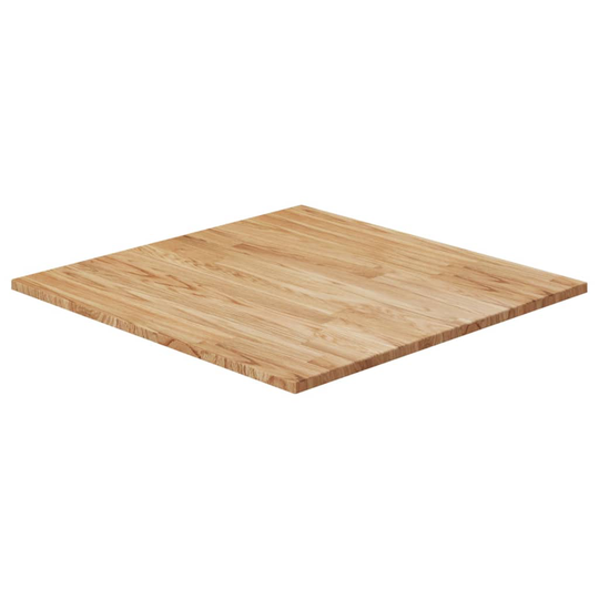 vidaXL Pöytälevy neliö vaaleanruskea 90x90x1,5 cm käsitelty tammi