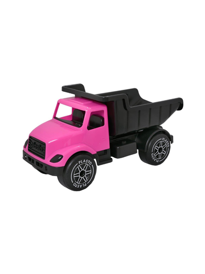 Plasto iso kuorma-auto pinkki-musta