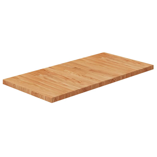 vidaXL Kylpyhuoneen työtaso v.ruskea 80x40x2,5 cm käsitelty täysi puu