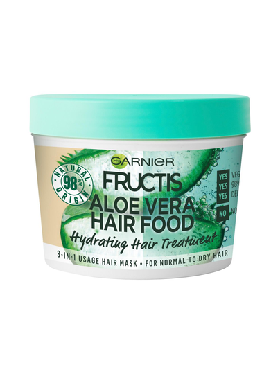Fructis hair food aloe vera hair mask -hiusnaamio 390 ml