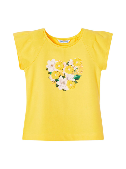 Flowers heart t-paita