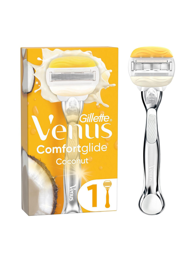 Venus comfortglide coconut with olay razor -höylä
