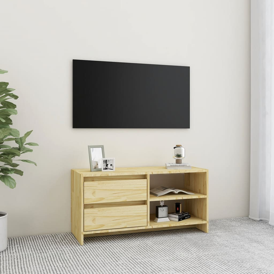 vidaXL TV-taso 80x31x39 cm täysi mänty