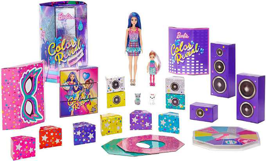 Barbie– Color Revial Surprice Party Doll and accessories (GXJ88)
