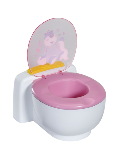 Baby born bath poo-poo toilet