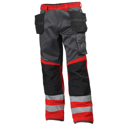 Helly Hansen Workwear Alna 77412-169 Työhousut huomioväri, punainen/musta C44