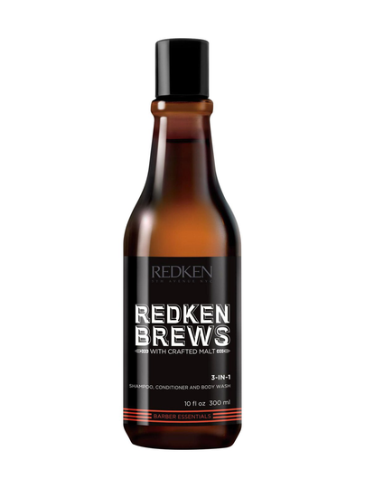Brews 3-in-1 -shampoo 300 ml