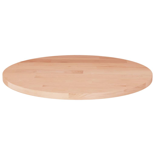 vidaXL Pyöreä pöytälevy Ø40x1,5 cm käsittelemätön täysi tammi
