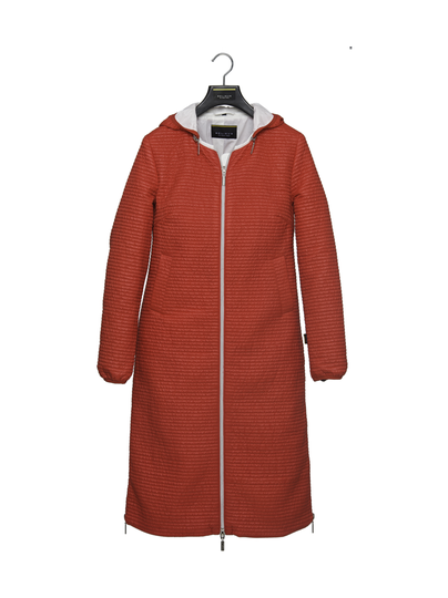 Claudia rich red baby stripe tikkitakki
