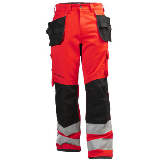 Helly Hansen Workwear Alna 77413-169 Työhousut huomioväri, punainen/musta C44