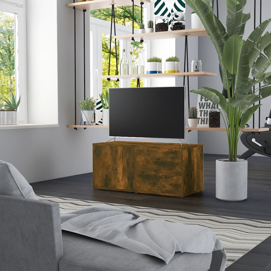 vidaXL TV-taso savutammi 80x34x36 cm tekninen puu