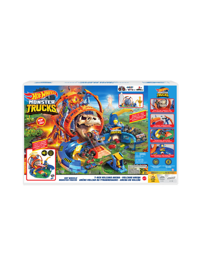 Hot wheels monster trucks volcano arena