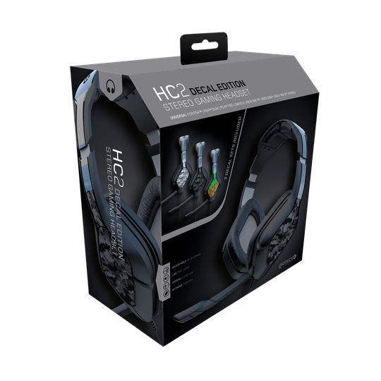 Gioteck HC-2 Wired Universal Stereo Headset Camo