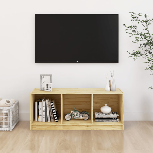 vidaXL TV-taso 104x33x41 cm täysi mänty