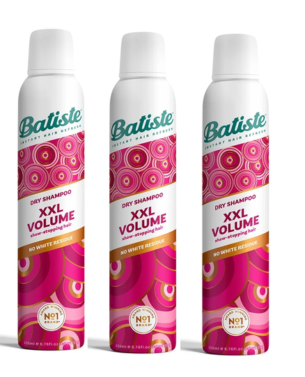 Batiste - 3 x Dry Shampoo Stylist Oomph My Locks XXL Volume Spray 200 ml